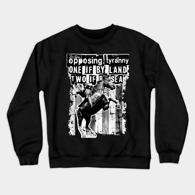 PAUL REVERS RIDE DESIGN B Crewneck Sweatshirt by REDEEM the RUINS